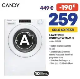 FreeShop Candy lavatrice offerta