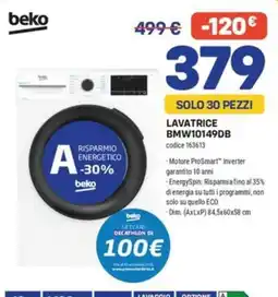 FreeShop Lavatrice Beko offerta