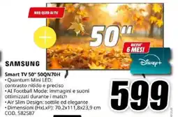 MediaWorld Samsung Smart TV 50" 50QN70H offerta