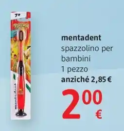dm drogerie markt mentadent spazzolino per bambini offerta