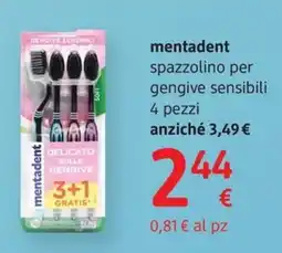 dm drogerie markt Mentadent spazzolino per gengive sensibili offerta