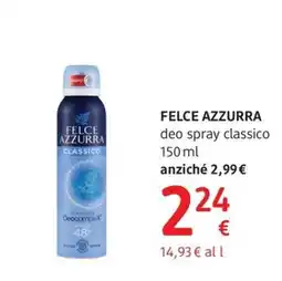 dm drogerie markt Felce Azzurra deo spray classico offerta