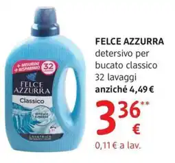dm drogerie markt Felce Azzurra detergente per bucato classico offerta