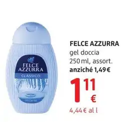 dm drogerie markt Felce Azzurra gel doccia classico offerta