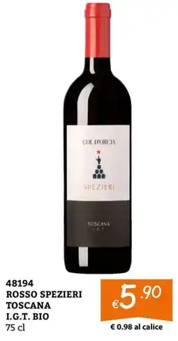 Zona Rosso Spezieri Toscana offerta