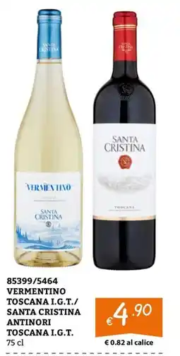 Zona Vermentino Toscana I.G.T. Santa Cristina offerta