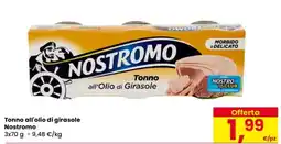 Despar Tonno all'olio di girasole Nostromo offerta