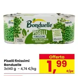 Despar Piselli finissimi Bonduelle offerta
