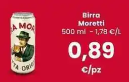 Interspar Birra Moretti offerta