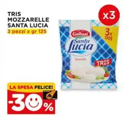 Alì Supermercati Mozzarelle Santa Lucia offerta