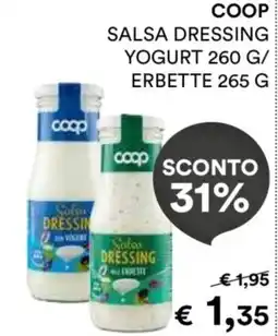 In Coop Salsa dressing yogurt offerta