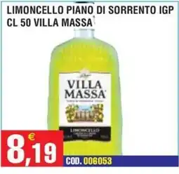 Immenso Cash Limoncello piano di sorrento igp villa massa offerta