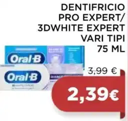 In Coop Dentifricio Oral-B Pro Expert/3DWhite Expert offerta
