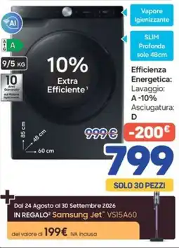 FreeShop Samsung lavatrice offerta