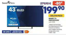 FreeShop Smart Tech TV 43 QLED offerta