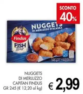 Nuggets di merluzzo capitán findus