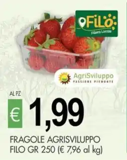 PrestoFresco Fragole AgriSviluppo offerta