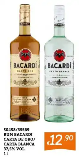Zona Rum Bacardi Carta de Oro / Carta Blanca offerta