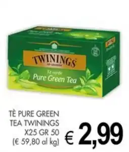 PrestoFresco Tè pure green tea Twinings offerta