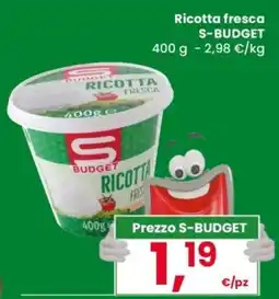 Despar Ricotta fresca S-Budget offerta
