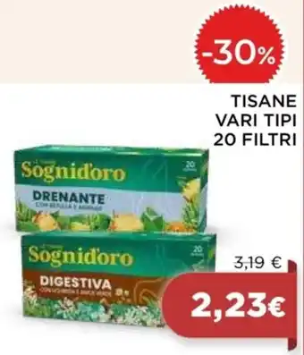 Sognidoro tisane vari tipi