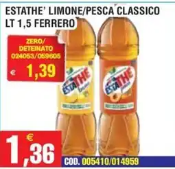 Immenso Cash Estathe limone pesca classico offerta