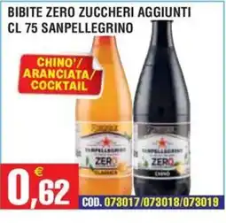 Immenso Cash Bibite zero zuccheri aggiunti Sanpellegrino offerta