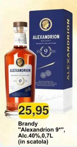 Mix Markt Brandy Alexandrion 9* offerta