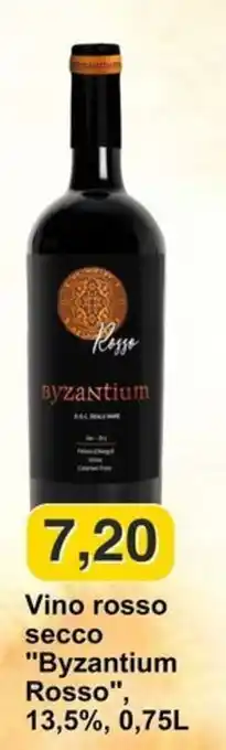 Vino rosso secco "Byzantium Rosso"