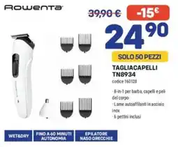 FreeShop Rowenta tagliacapelli TN8934 offerta