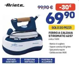 FreeShop Ariete ferro a caldaia stiromatic 6257 offerta