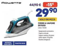 FreeShop Rowenta ferro a vapore DX1550 offerta
