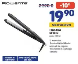 FreeShop Rowenta Piastra SF1810 offerta