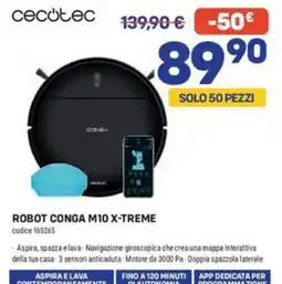FreeShop Cecotec Robot Conga M10 X-Treme offerta