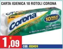 Immenso Cash Carta igienica Corona offerta