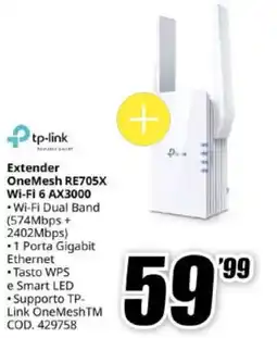 MediaWorld tp-link Extender OneMesh RE705X offerta