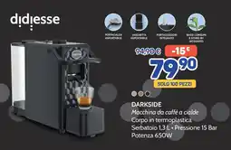 FreeShop DARKSIDE Macchina da caffè a cialde offerta