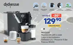 FreeShop Milkside Macchina da caffè a cialde offerta