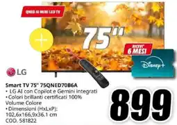 MediaWorld LG Smart TV 75" offerta