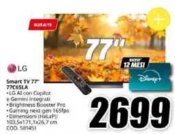 MediaWorld LG Smart TV 77" offerta