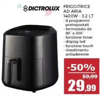 Friggitrice ad aria Dictrolux