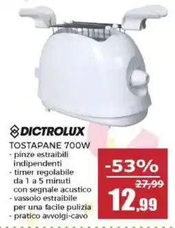 Happy Casa Dictrolux Tostapane 700W offerta