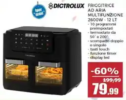 Happy Casa Friggitrice ad aria multifunzione Dictrolux offerta