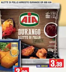 Immenso Cash Alette di pollo arrosto Durango offerta