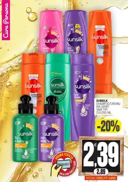 Vicino a te supermercati Sunsilk Shampoo/Crema/Balsamo Vari Tipi offerta