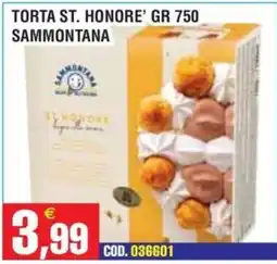 Immenso Cash Torta St. Honore Sammontana offerta