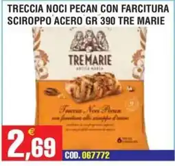 Immenso Cash Treccia Noci Pecan Tre Marie offerta