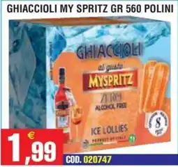 Immenso Cash Ghiaccioli My Spritz Gr 560 Polini offerta
