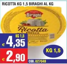 Immenso Cash Ricotta Biraghi offerta
