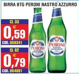 Immenso Cash Birra BTG Peroni Nastro Azzurro offerta